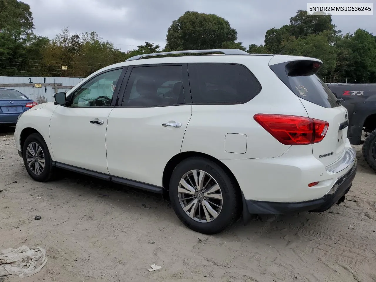 2018 Nissan Pathfinder S VIN: 5N1DR2MM3JC636245 Lot: 71893254