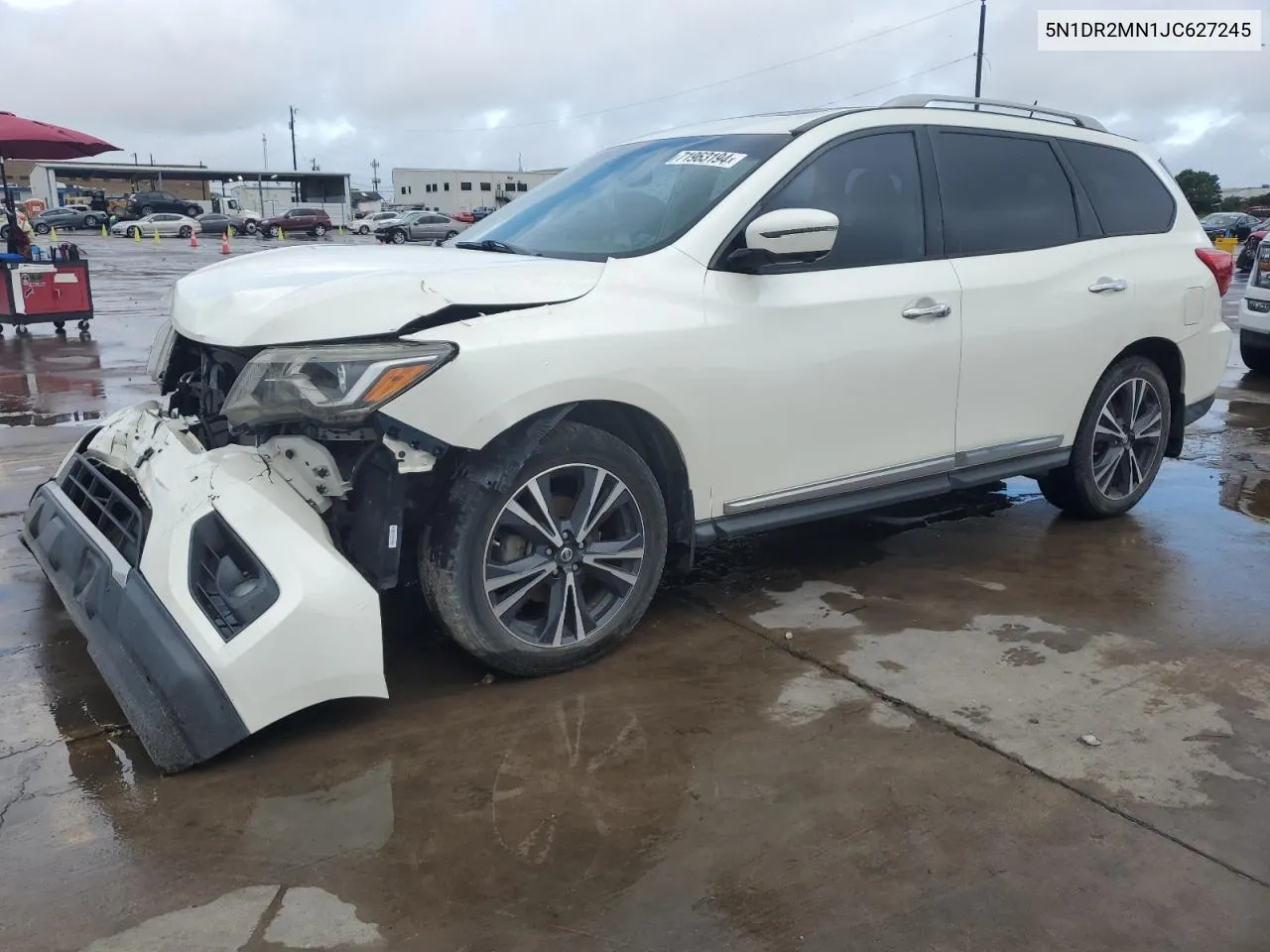 2018 Nissan Pathfinder S VIN: 5N1DR2MN1JC627245 Lot: 71963194