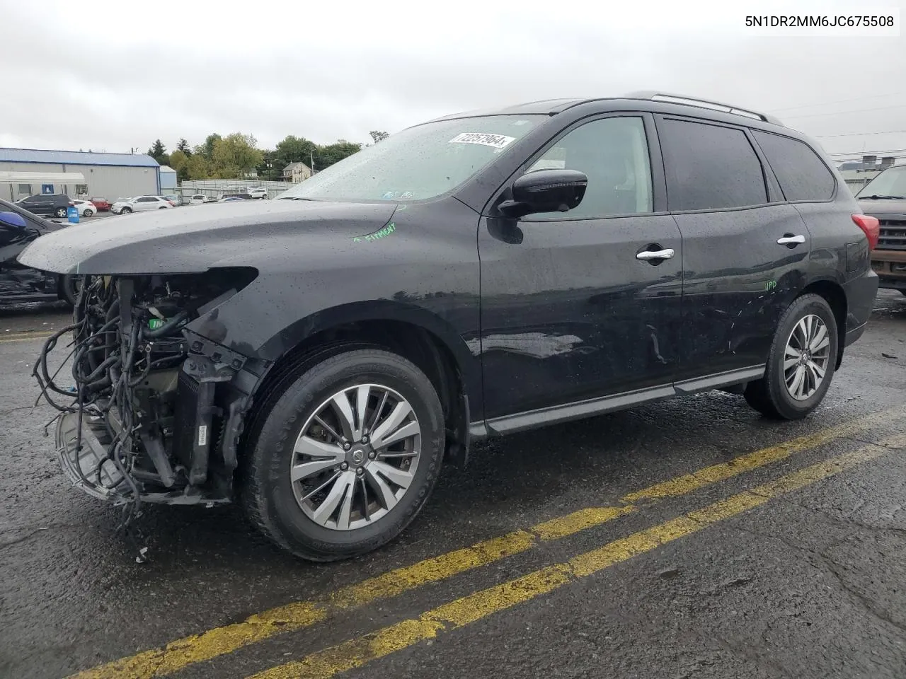 2018 Nissan Pathfinder S VIN: 5N1DR2MM6JC675508 Lot: 72257964