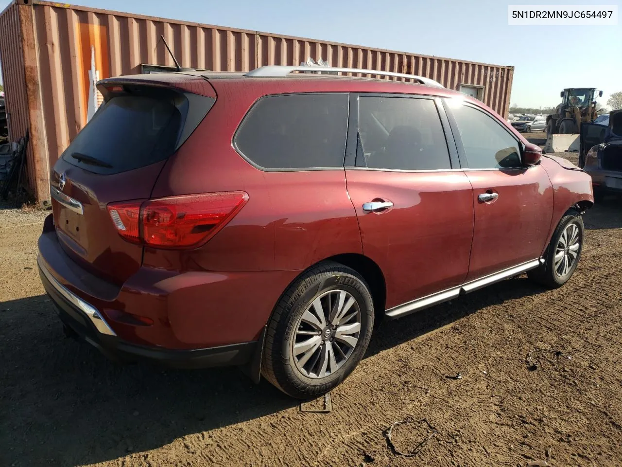 2018 Nissan Pathfinder S VIN: 5N1DR2MN9JC654497 Lot: 72276524