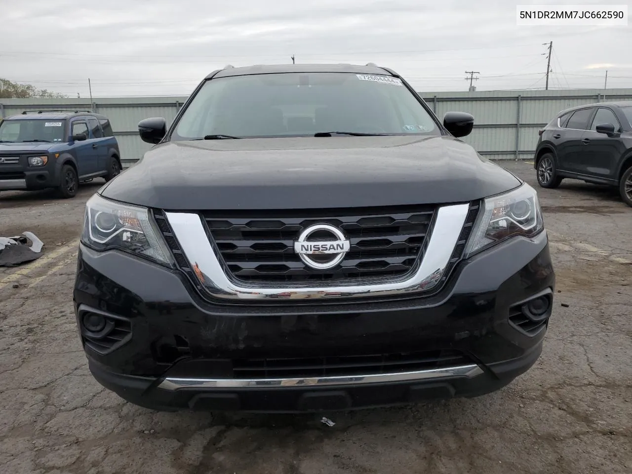 2018 Nissan Pathfinder S VIN: 5N1DR2MM7JC662590 Lot: 72604444