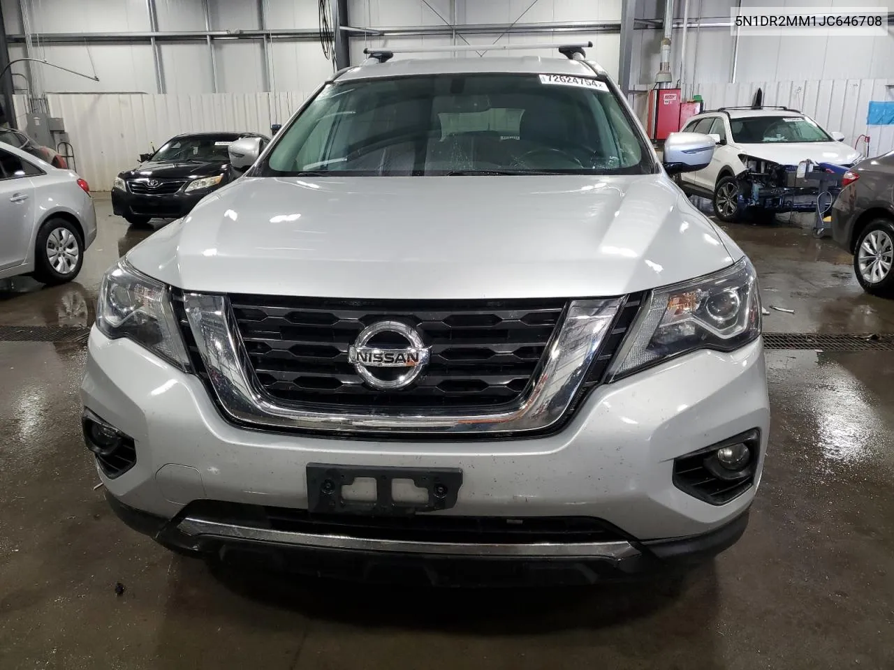 2018 Nissan Pathfinder S VIN: 5N1DR2MM1JC646708 Lot: 72624754