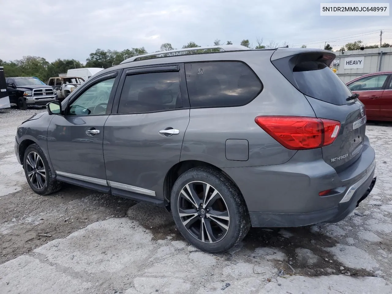 2018 Nissan Pathfinder S VIN: 5N1DR2MM0JC648997 Lot: 72800184