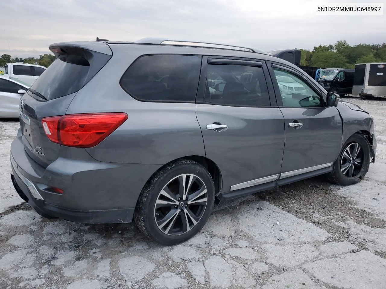 2018 Nissan Pathfinder S VIN: 5N1DR2MM0JC648997 Lot: 72800184