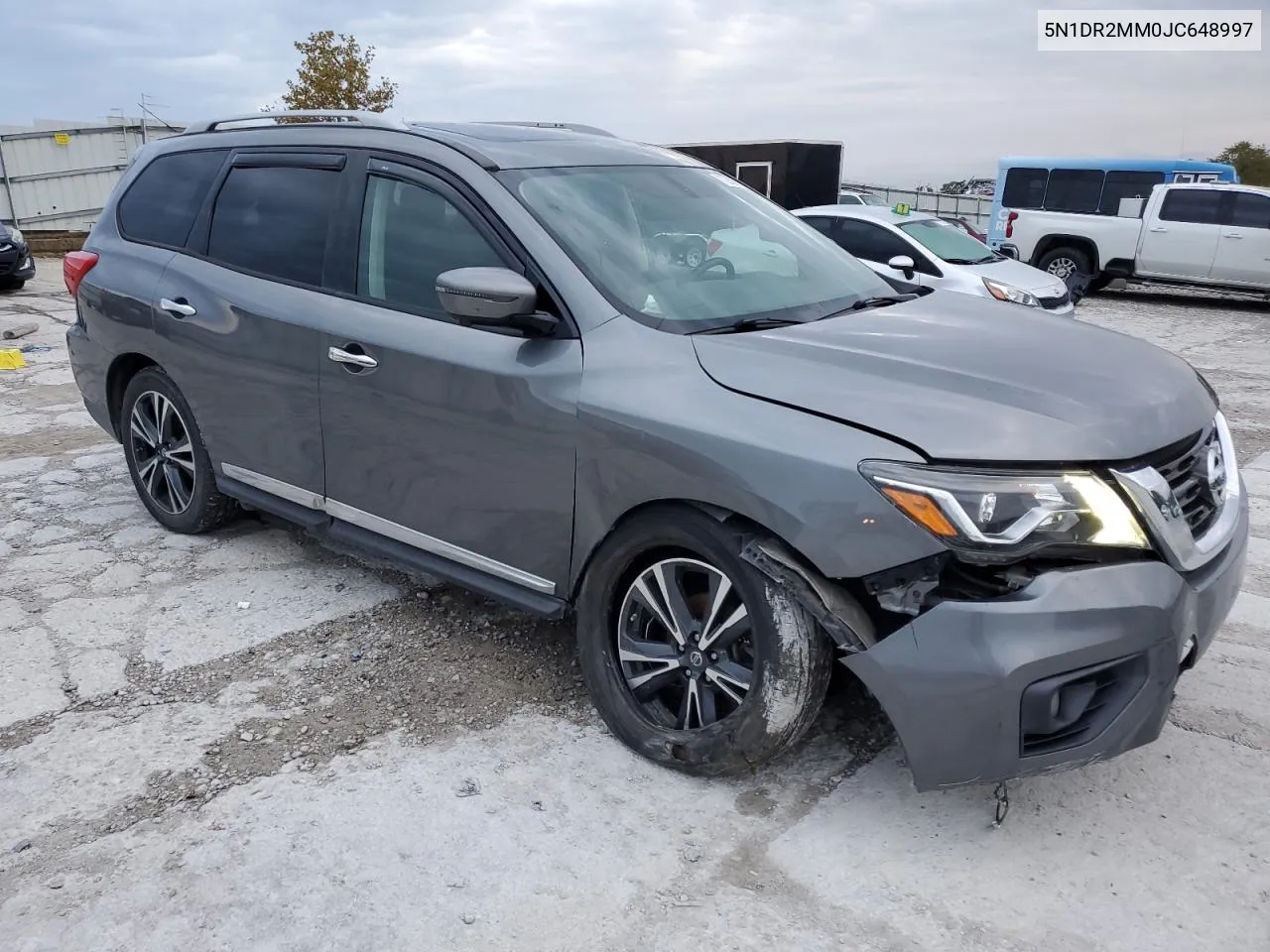 2018 Nissan Pathfinder S VIN: 5N1DR2MM0JC648997 Lot: 72800184