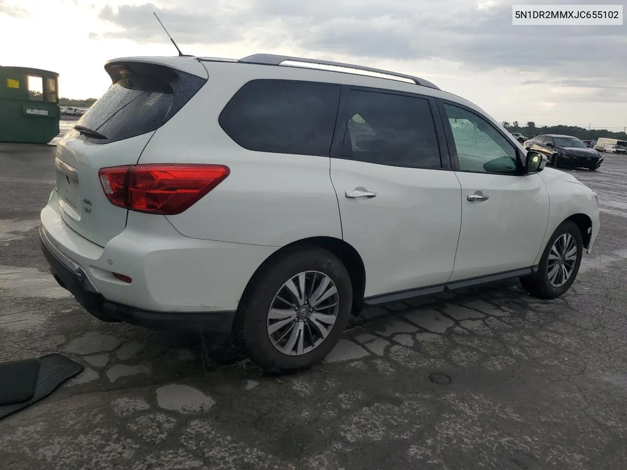 2018 Nissan Pathfinder S VIN: 5N1DR2MMXJC655102 Lot: 73064354