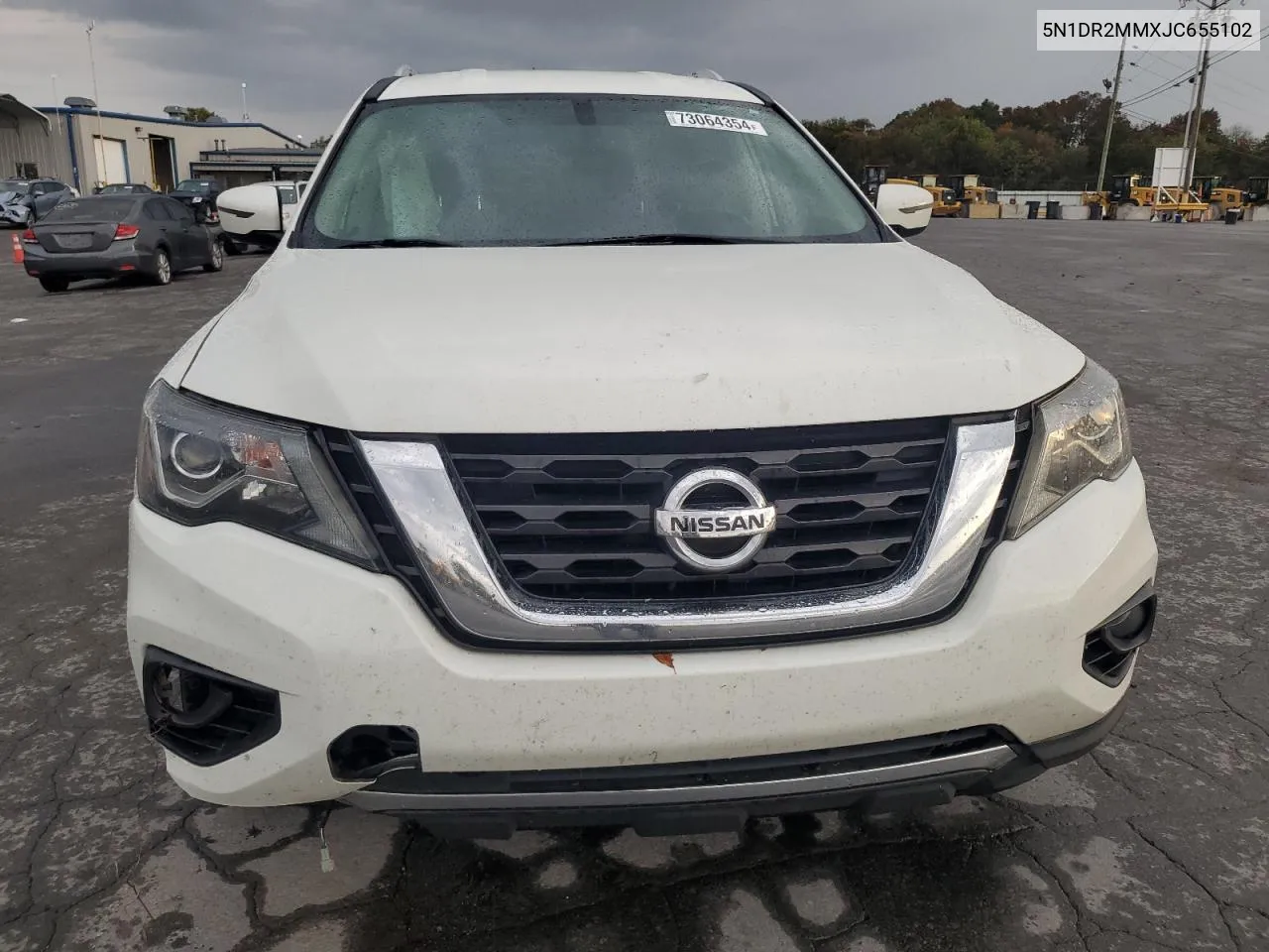 2018 Nissan Pathfinder S VIN: 5N1DR2MMXJC655102 Lot: 73064354