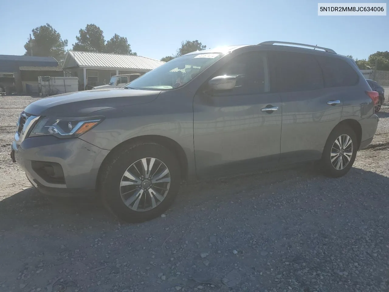 2018 Nissan Pathfinder S VIN: 5N1DR2MM8JC634006 Lot: 73197474