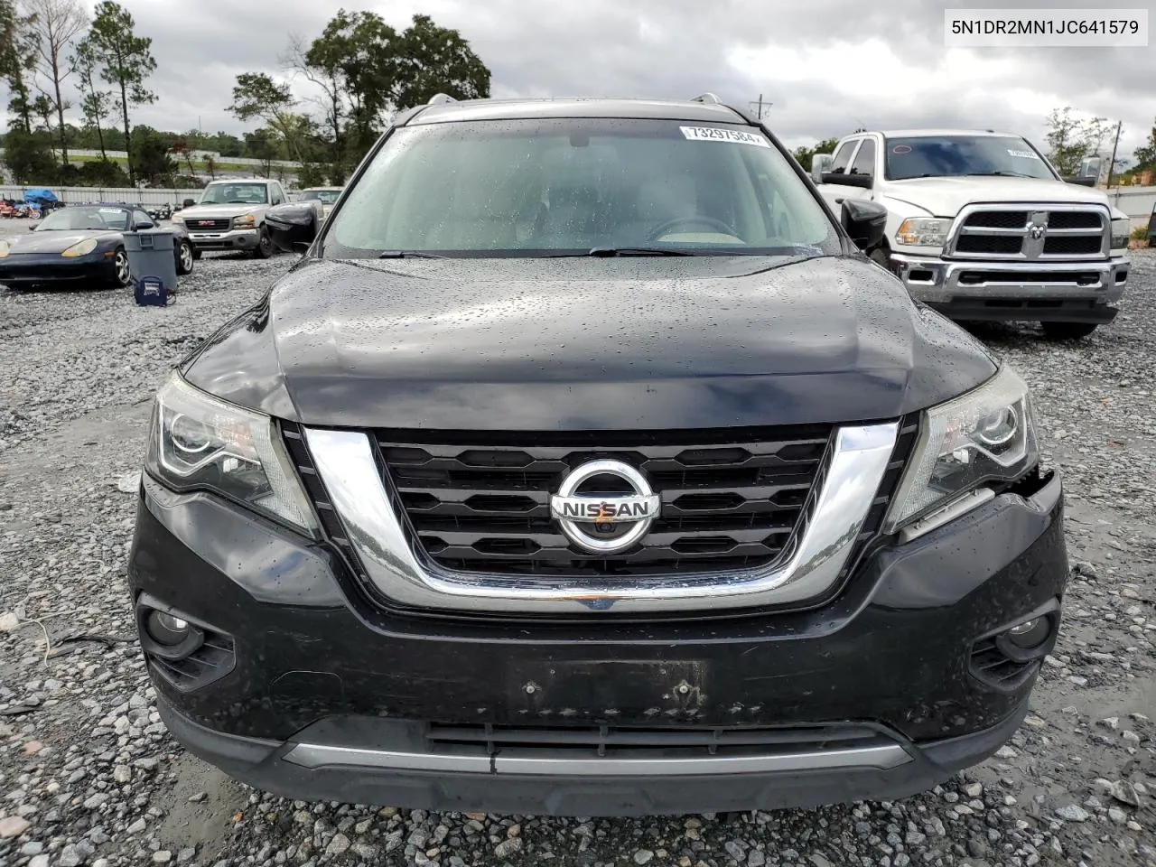 2018 Nissan Pathfinder S VIN: 5N1DR2MN1JC641579 Lot: 73297584