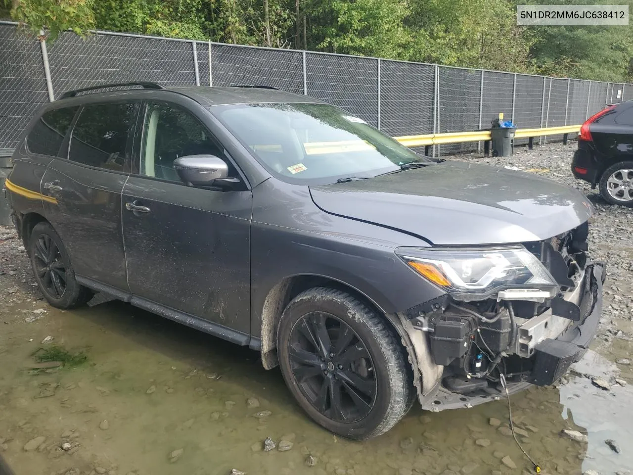 2018 Nissan Pathfinder S VIN: 5N1DR2MM6JC638412 Lot: 73300124