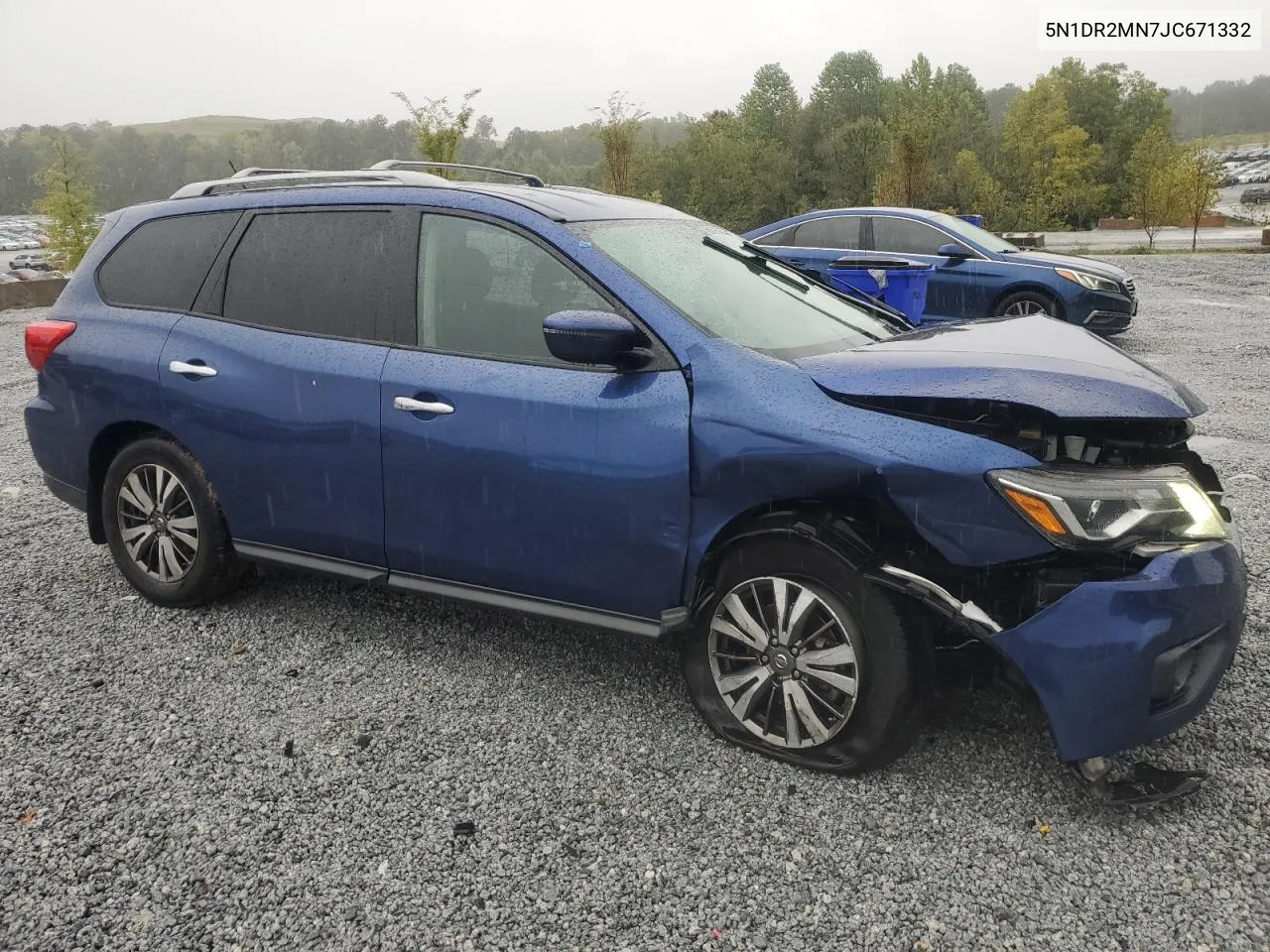 2018 Nissan Pathfinder S VIN: 5N1DR2MN7JC671332 Lot: 73349714