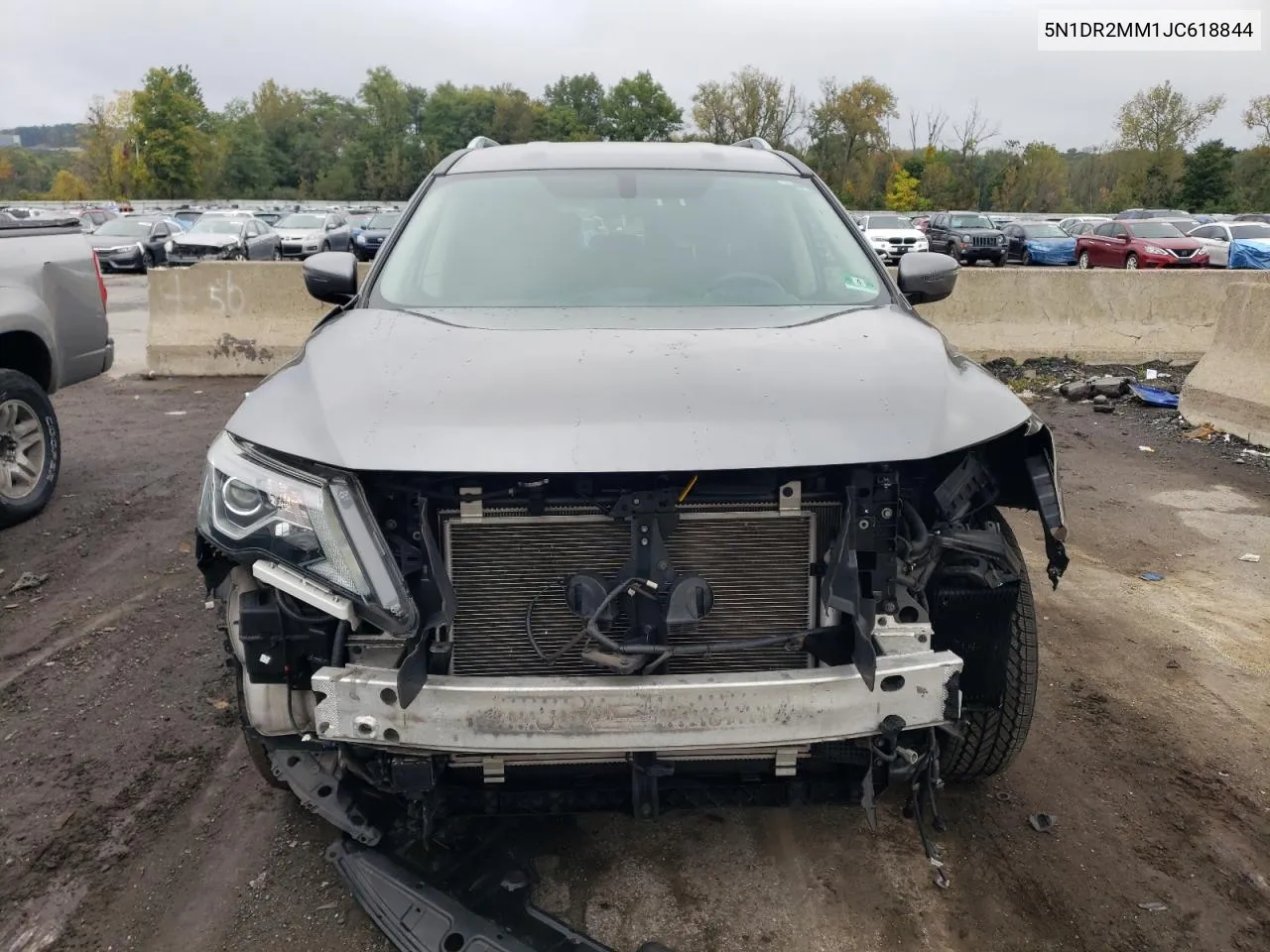 2018 Nissan Pathfinder S VIN: 5N1DR2MM1JC618844 Lot: 73515024