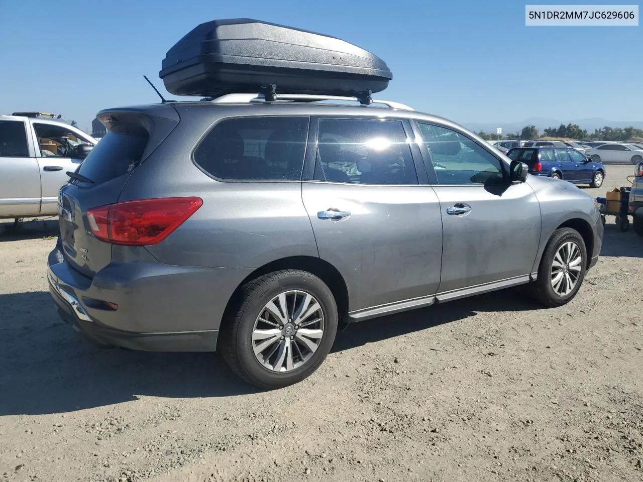 2018 Nissan Pathfinder S VIN: 5N1DR2MM7JC629606 Lot: 73596944