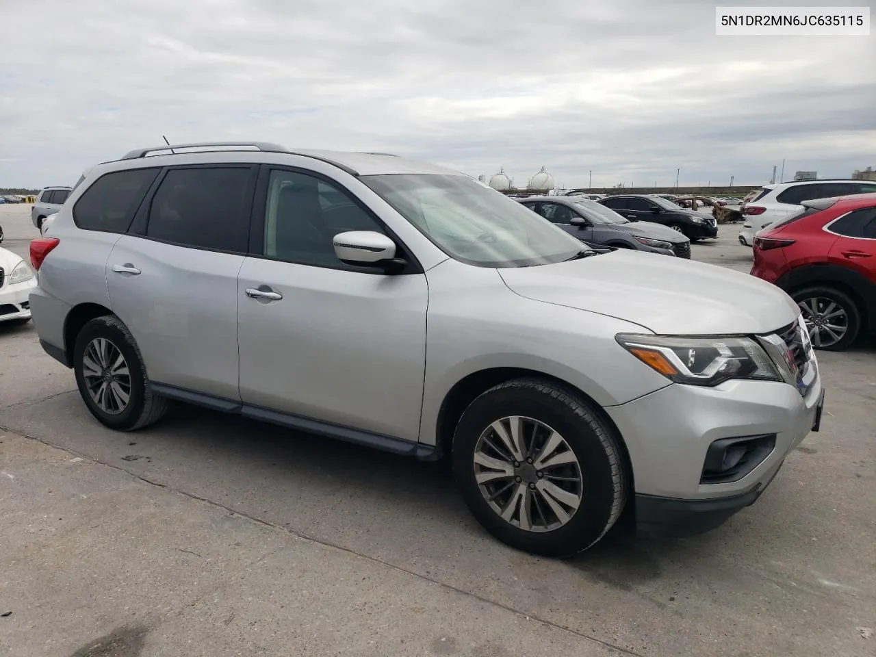 2018 Nissan Pathfinder S VIN: 5N1DR2MN6JC635115 Lot: 73743374