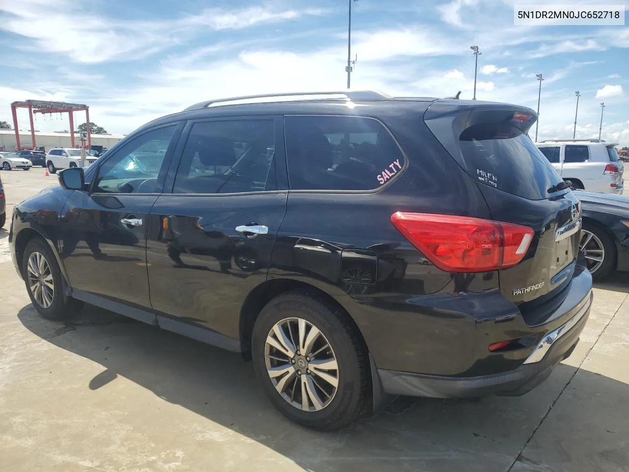 2018 Nissan Pathfinder S VIN: 5N1DR2MN0JC652718 Lot: 73849494