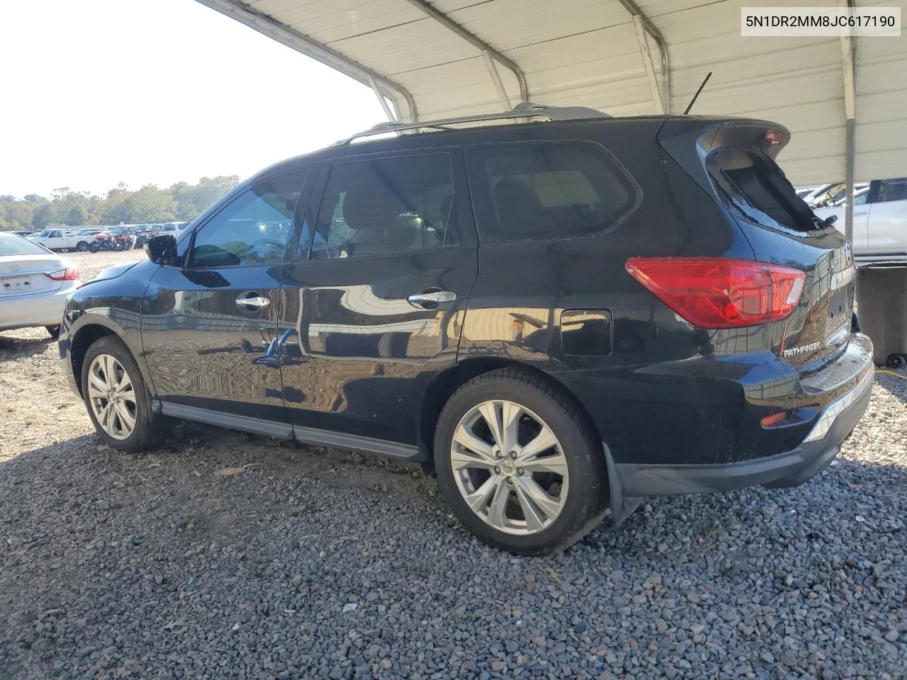 2018 Nissan Pathfinder S VIN: 5N1DR2MM8JC617190 Lot: 73885264