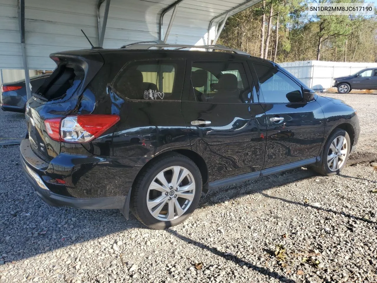 2018 Nissan Pathfinder S VIN: 5N1DR2MM8JC617190 Lot: 73885264