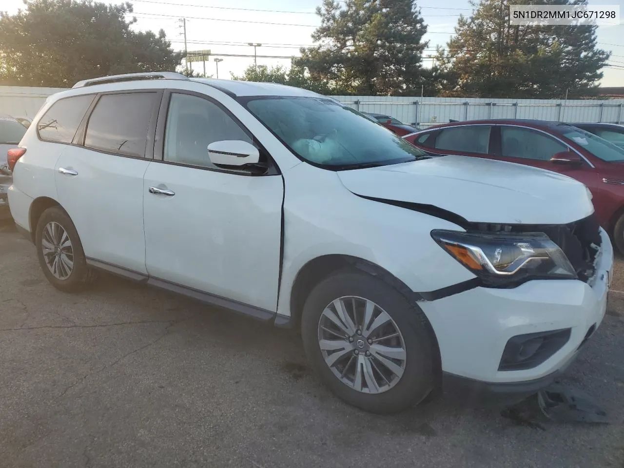 2018 Nissan Pathfinder S VIN: 5N1DR2MM1JC671298 Lot: 73887974