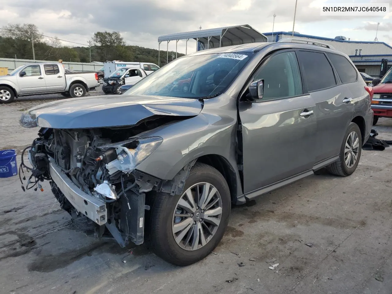 2018 Nissan Pathfinder S VIN: 5N1DR2MN7JC640548 Lot: 74040564