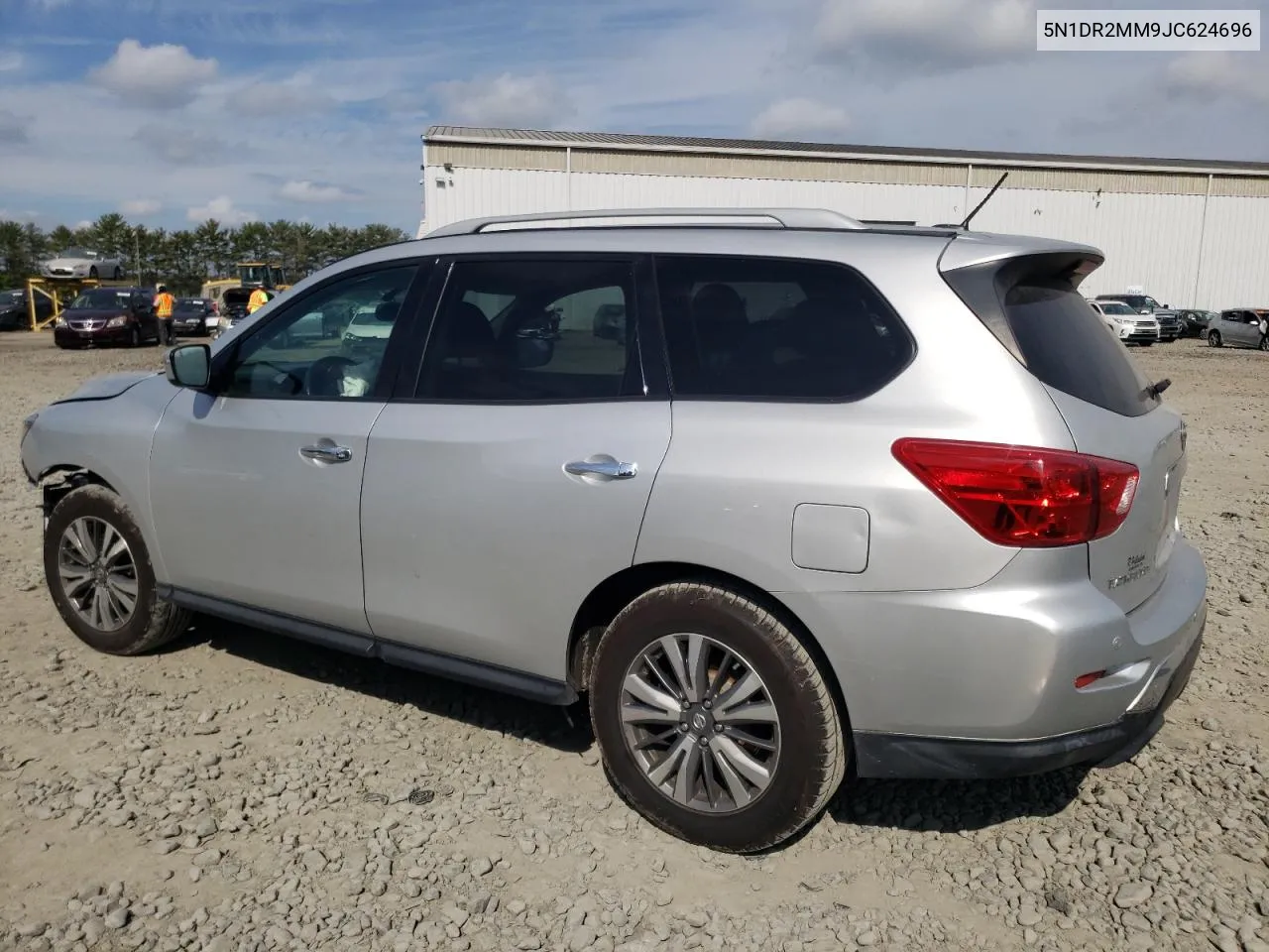 2018 Nissan Pathfinder S VIN: 5N1DR2MM9JC624696 Lot: 74236764