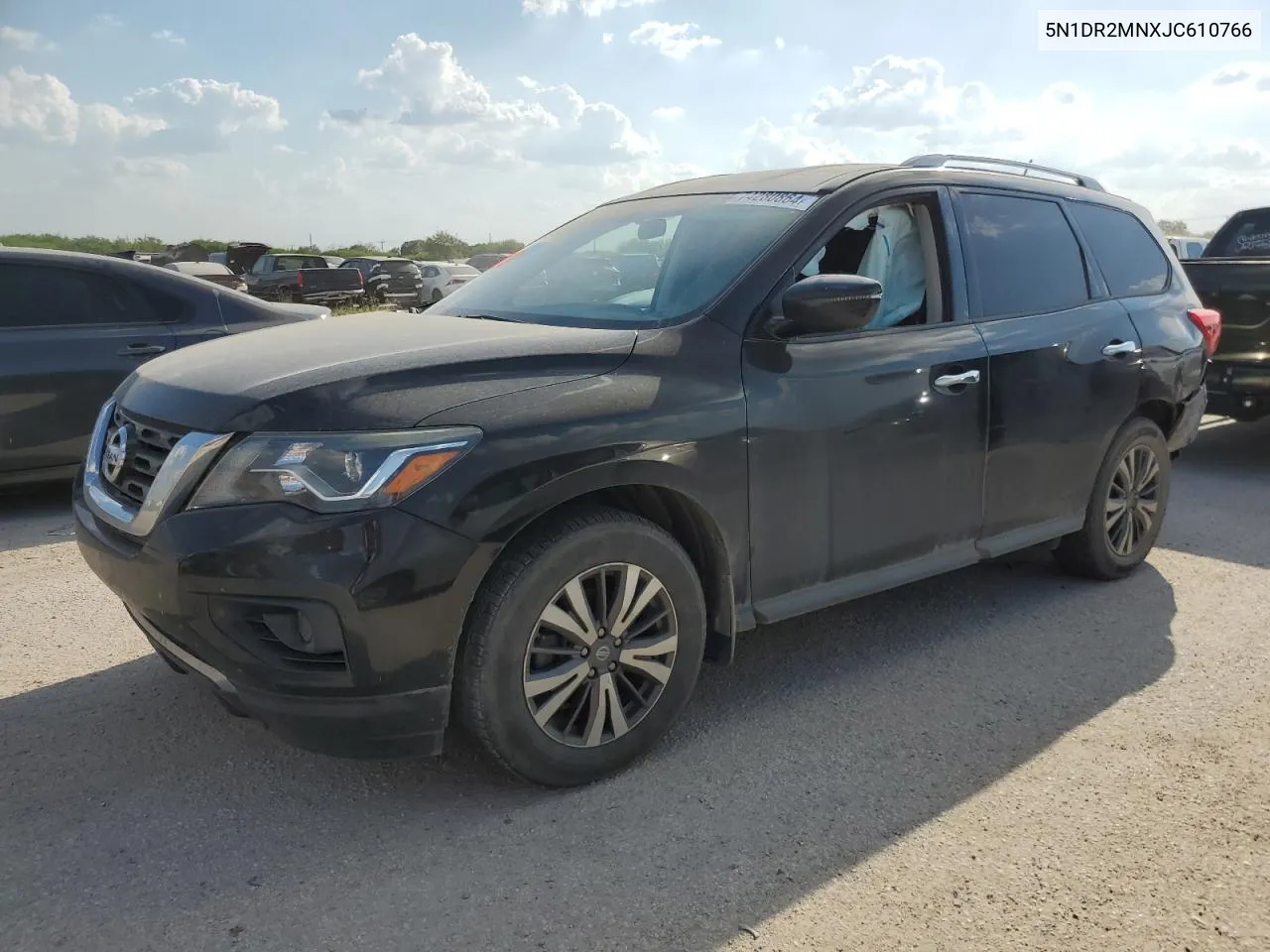 2018 Nissan Pathfinder S VIN: 5N1DR2MNXJC610766 Lot: 74280864