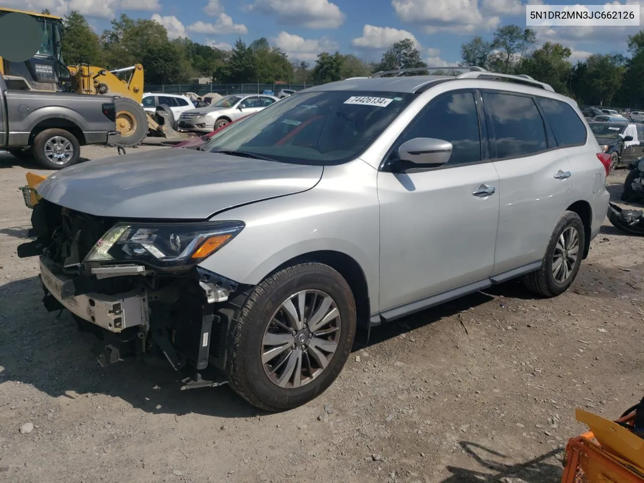 5N1DR2MN3JC662126 2018 Nissan Pathfinder S