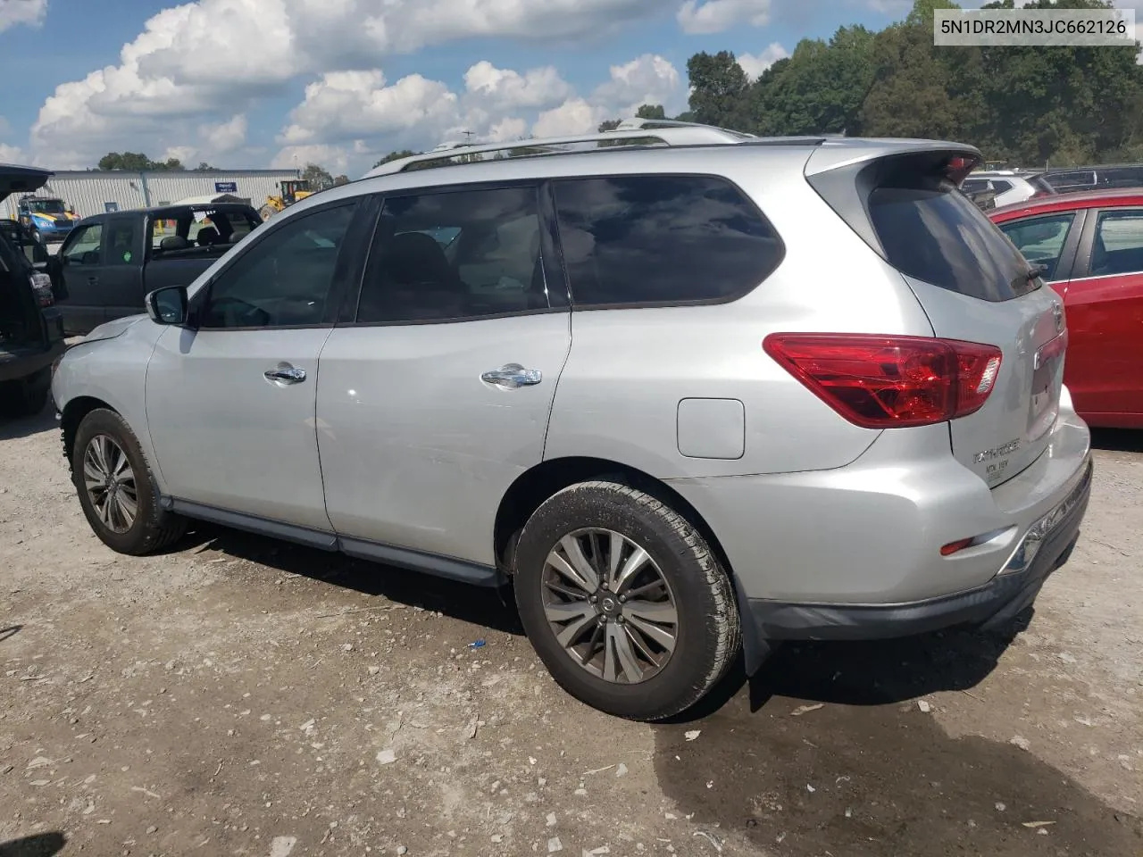 2018 Nissan Pathfinder S VIN: 5N1DR2MN3JC662126 Lot: 74426134