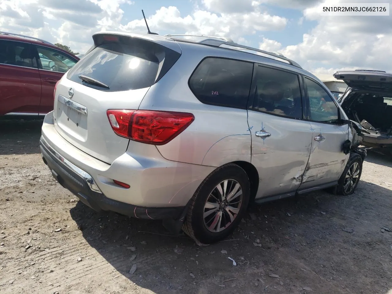 5N1DR2MN3JC662126 2018 Nissan Pathfinder S