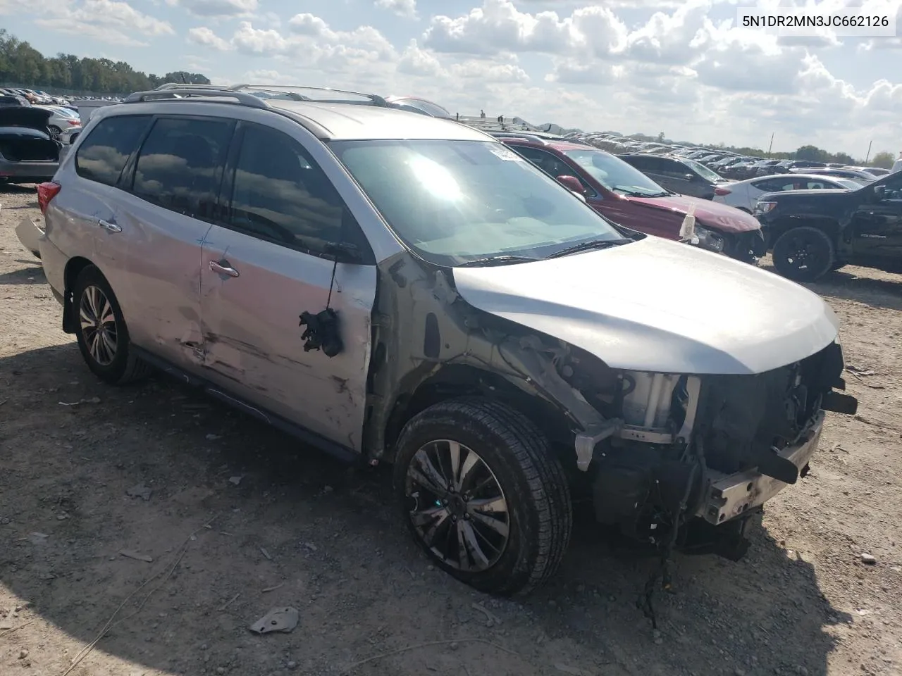 2018 Nissan Pathfinder S VIN: 5N1DR2MN3JC662126 Lot: 74426134