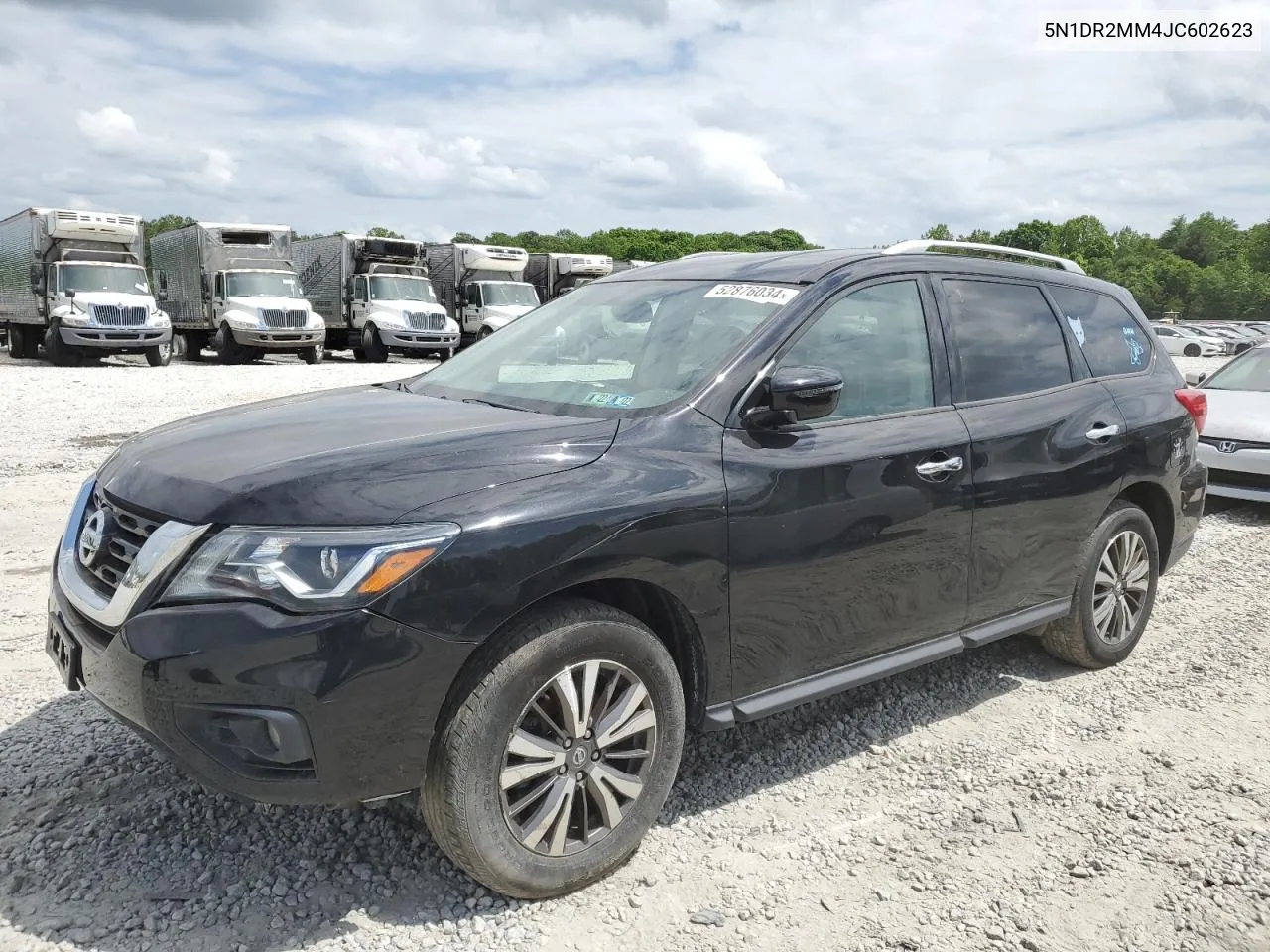 2018 Nissan Pathfinder S VIN: 5N1DR2MM4JC602623 Lot: 74609014