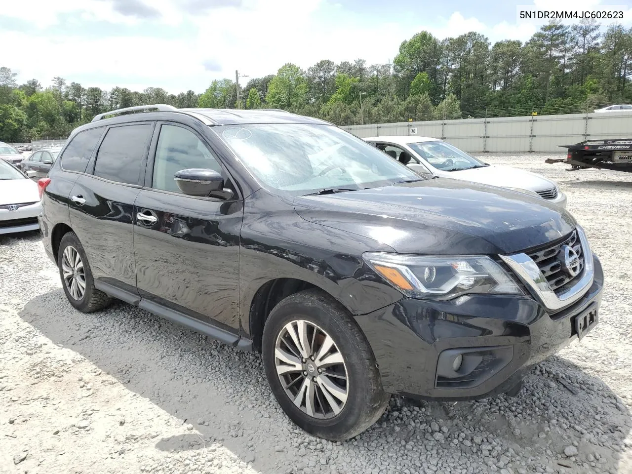 2018 Nissan Pathfinder S VIN: 5N1DR2MM4JC602623 Lot: 74609014