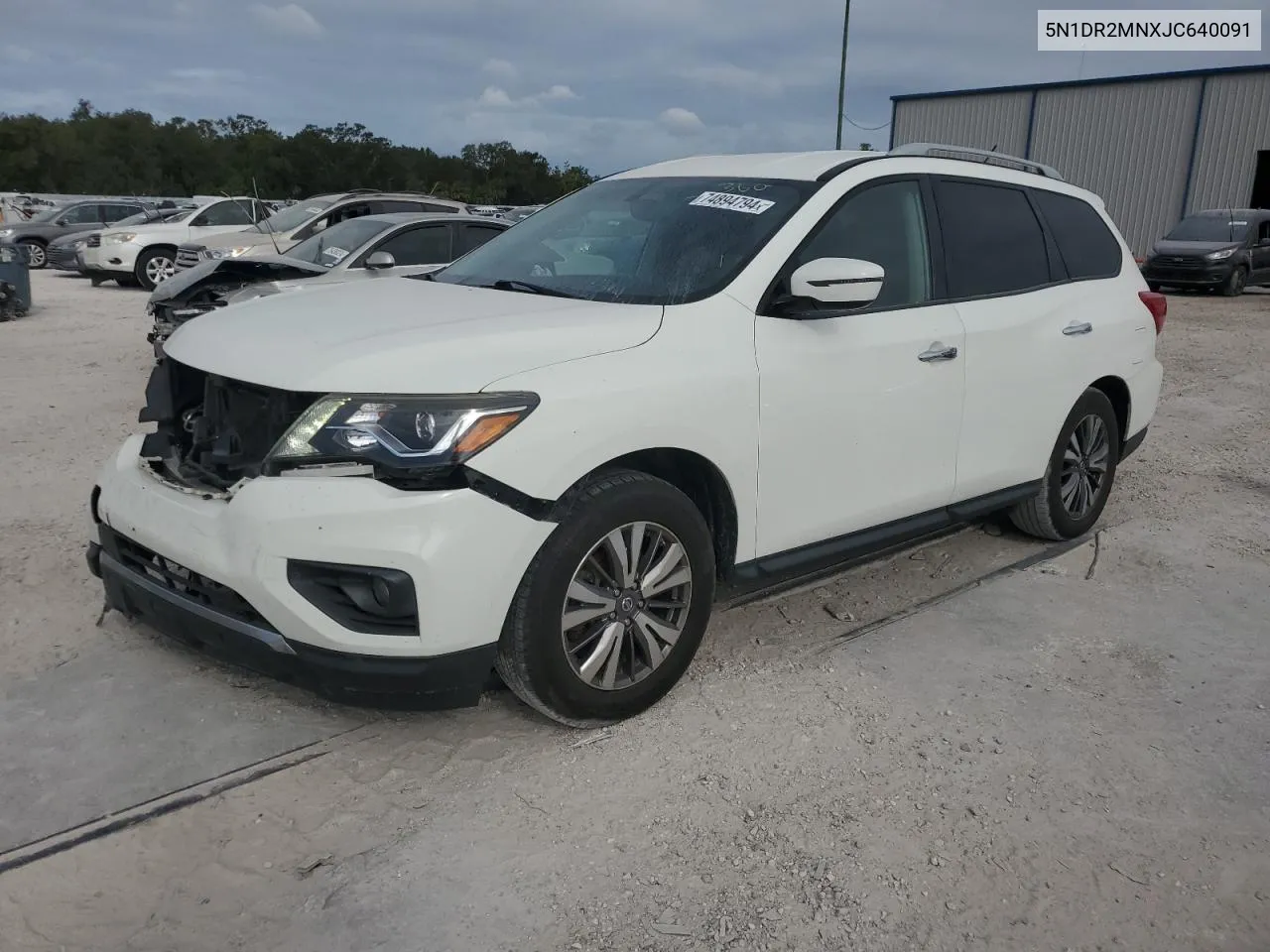 2018 Nissan Pathfinder S VIN: 5N1DR2MNXJC640091 Lot: 74894794