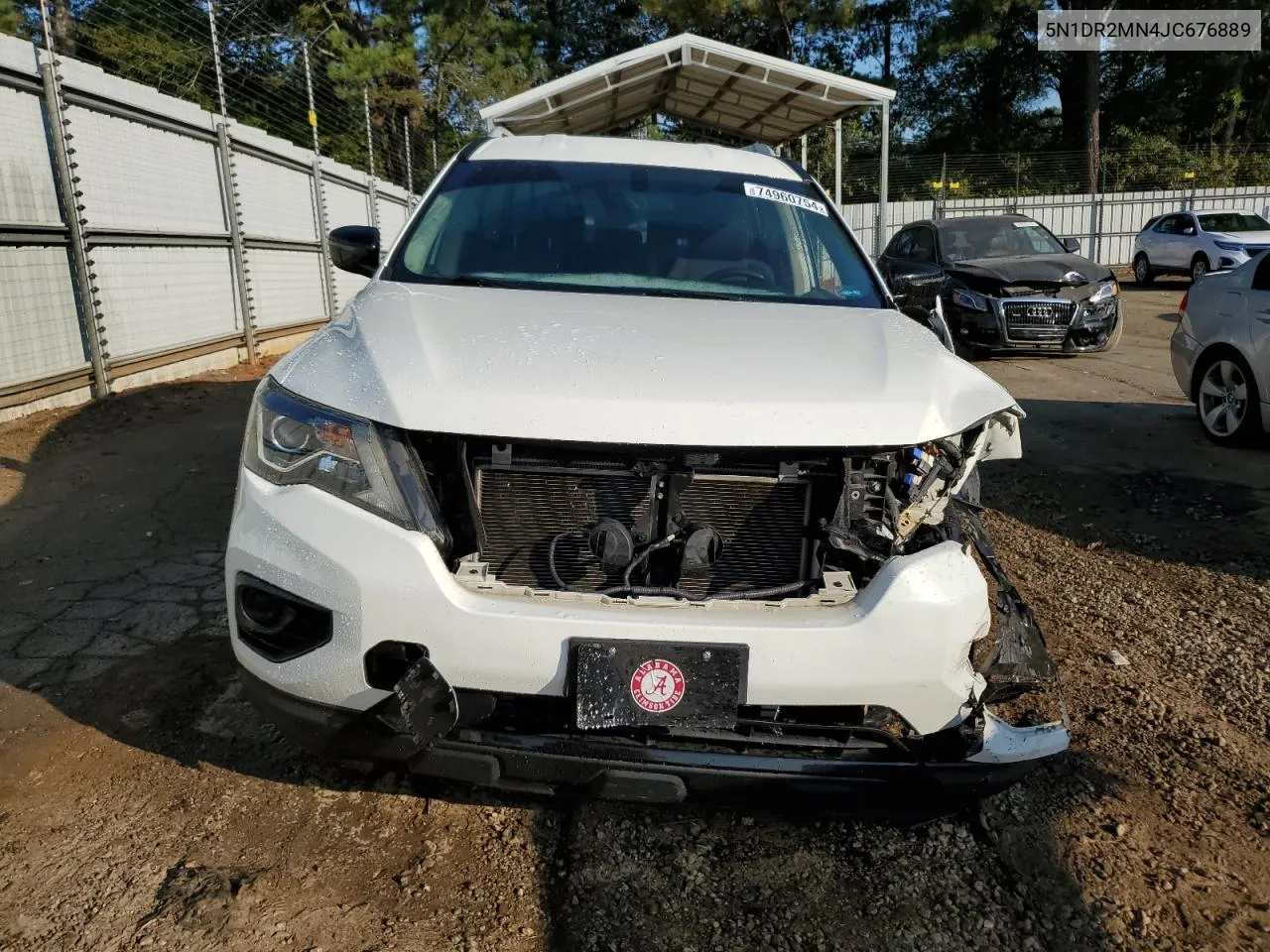 5N1DR2MN4JC676889 2018 Nissan Pathfinder S