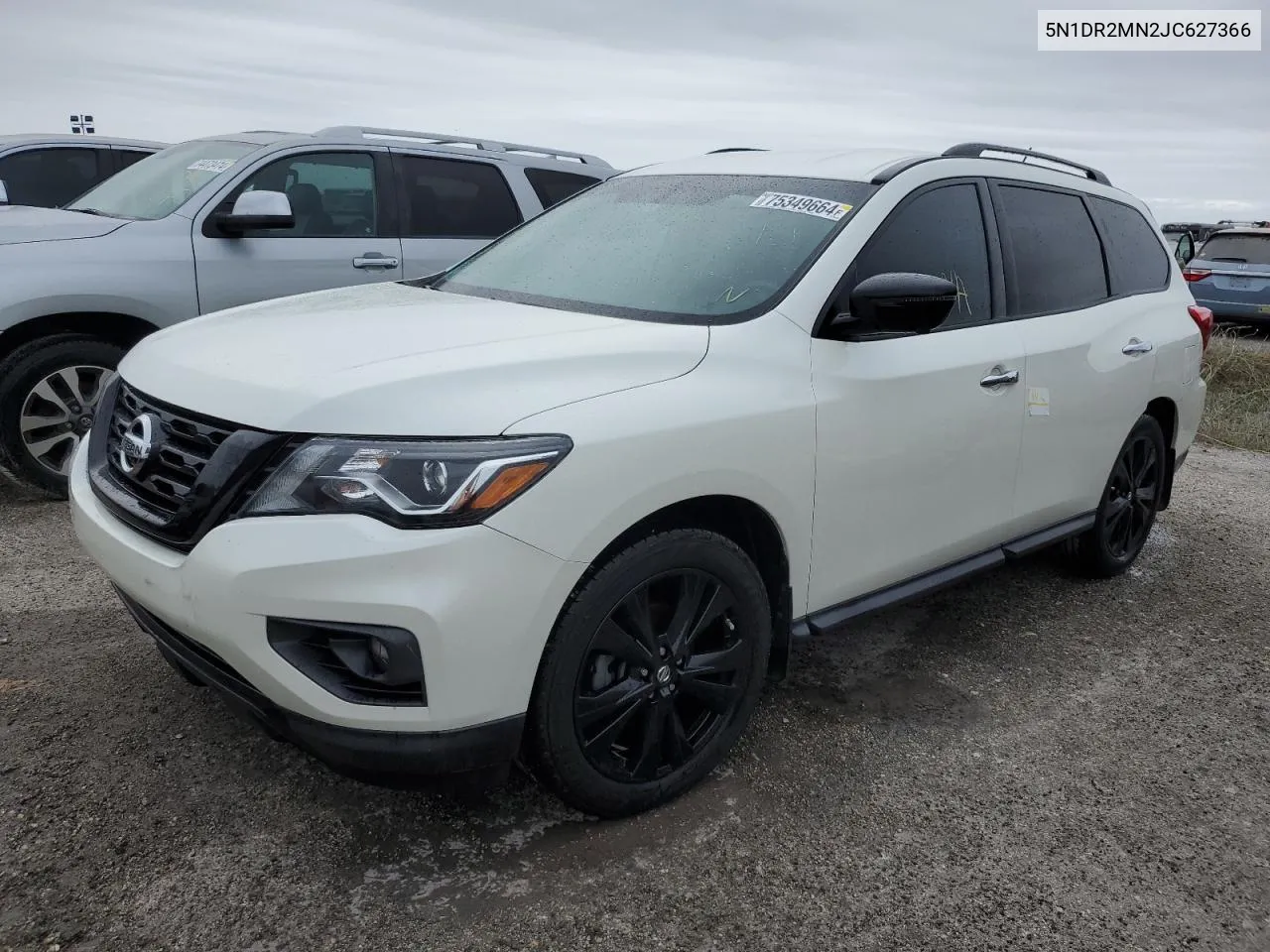 2018 Nissan Pathfinder S VIN: 5N1DR2MN2JC627366 Lot: 75349664