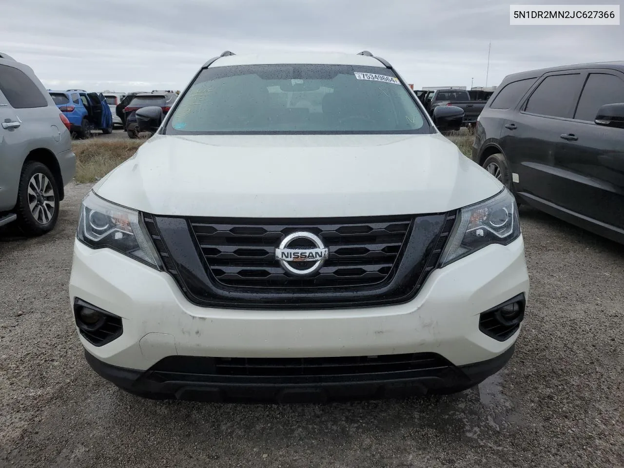 2018 Nissan Pathfinder S VIN: 5N1DR2MN2JC627366 Lot: 75349664