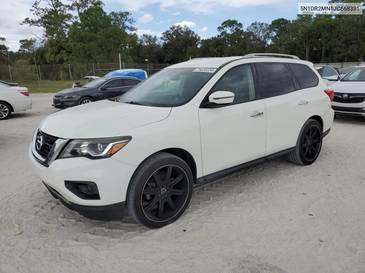 2018 Nissan Pathfinder S VIN: 5N1DR2MN1JC668331 Lot: 75620224