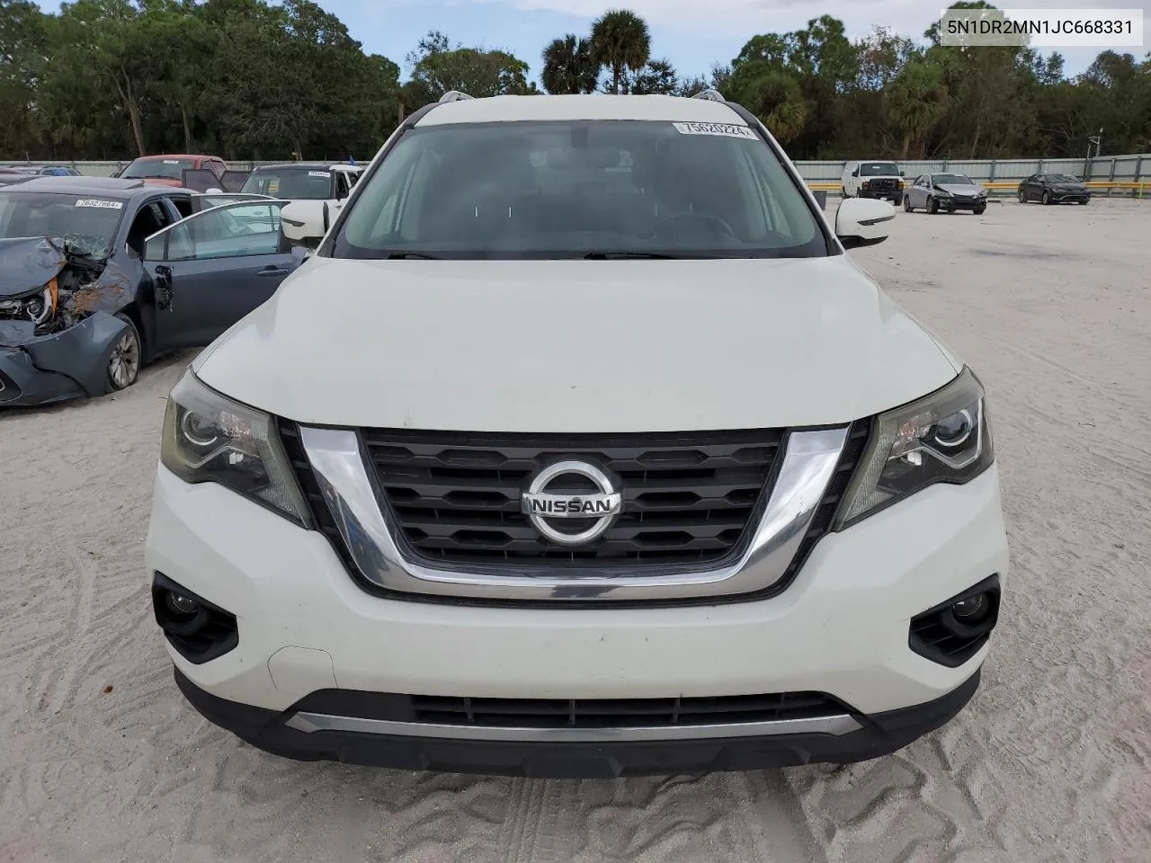 2018 Nissan Pathfinder S VIN: 5N1DR2MN1JC668331 Lot: 75620224