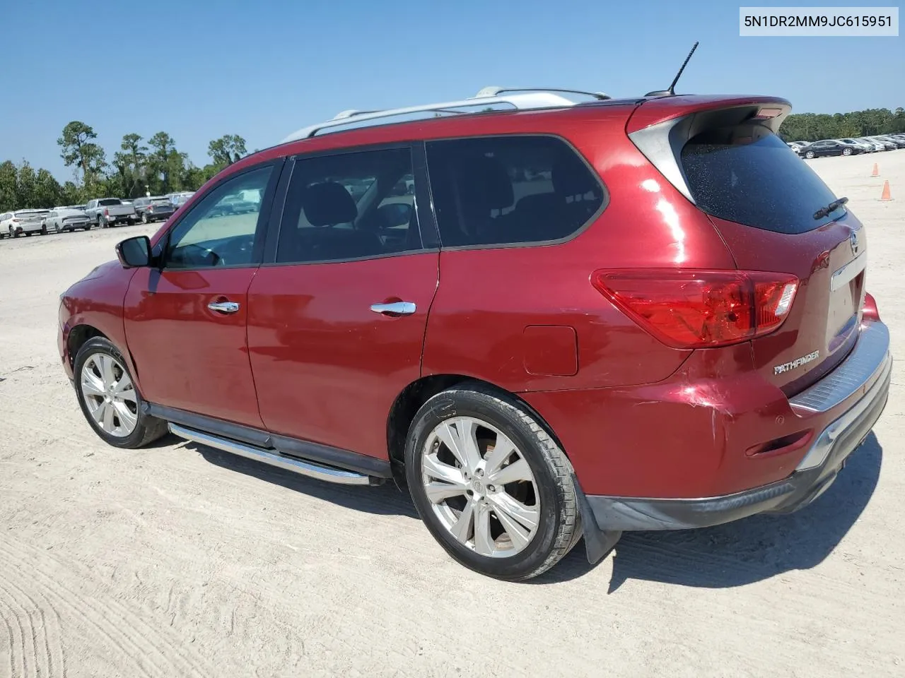 2018 Nissan Pathfinder S VIN: 5N1DR2MM9JC615951 Lot: 75733724