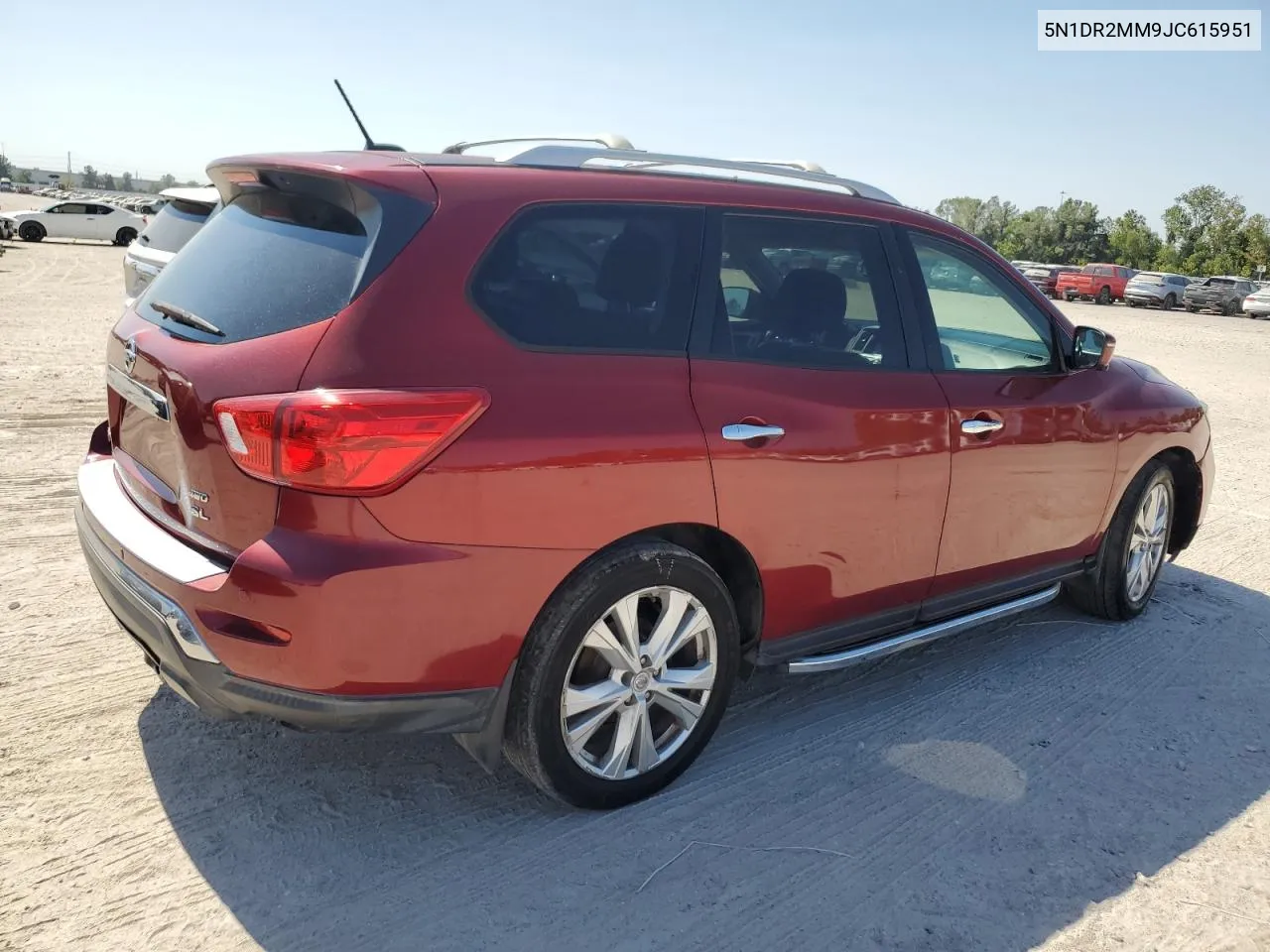 2018 Nissan Pathfinder S VIN: 5N1DR2MM9JC615951 Lot: 75733724