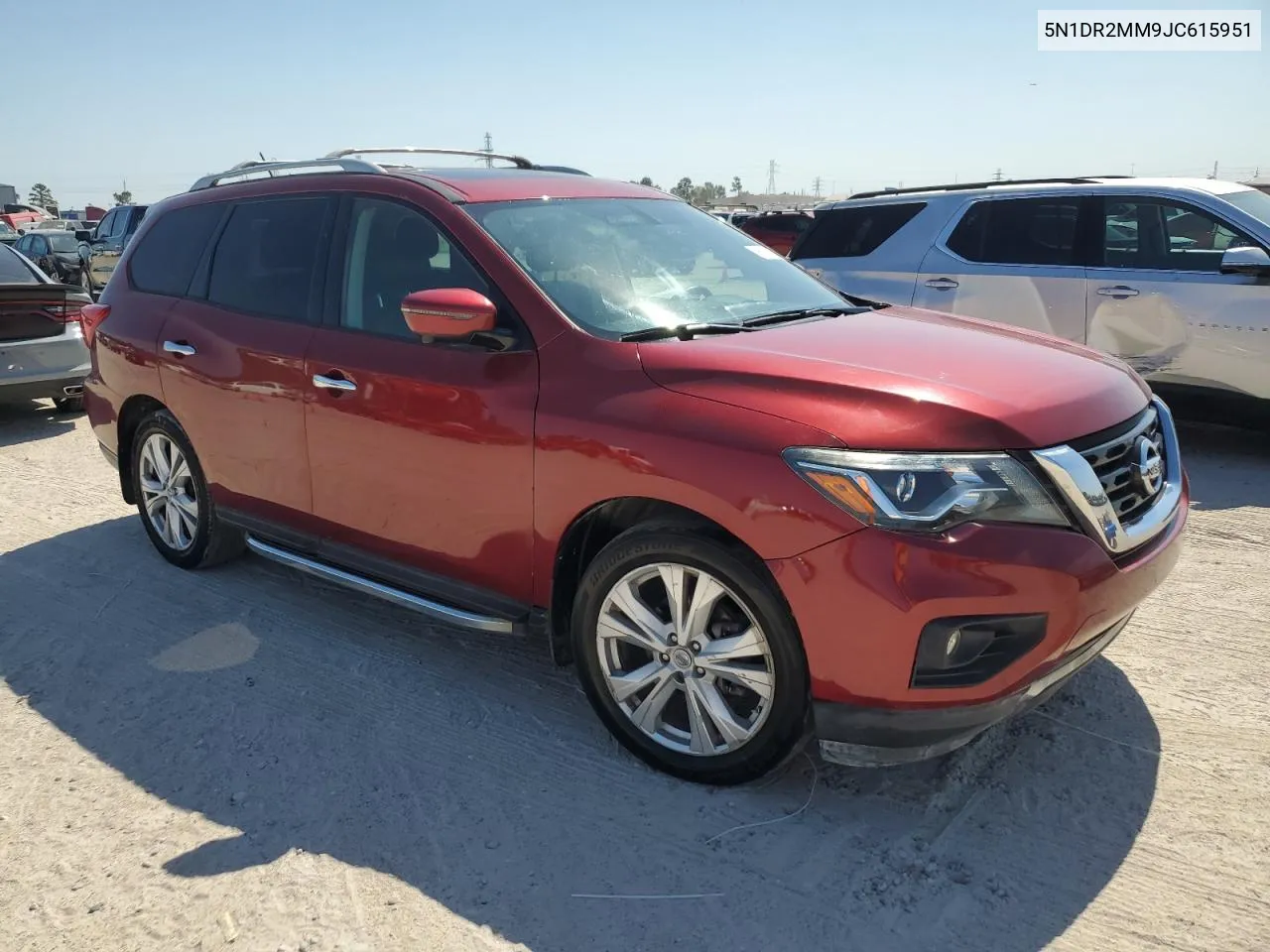 2018 Nissan Pathfinder S VIN: 5N1DR2MM9JC615951 Lot: 75733724