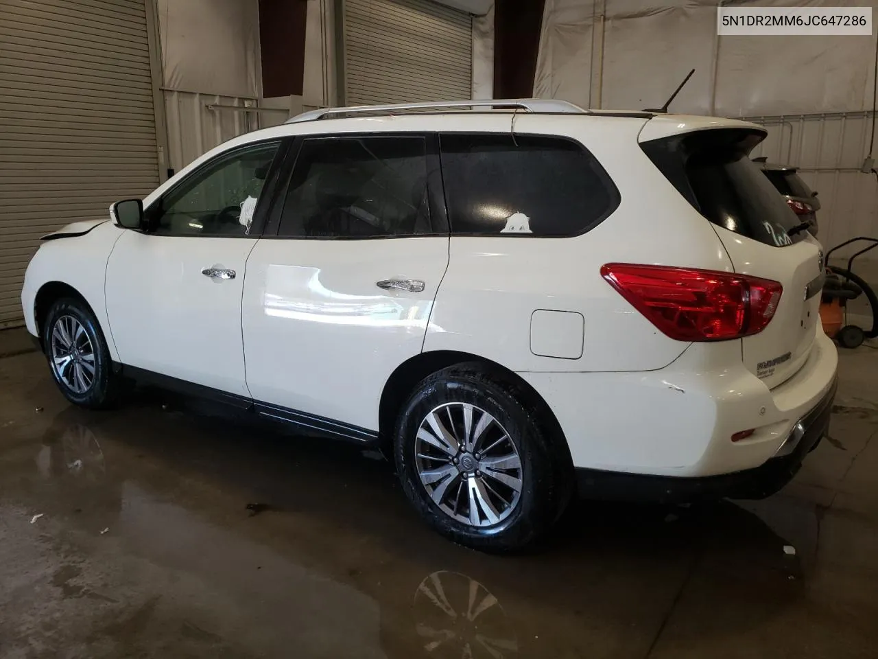 2018 Nissan Pathfinder S VIN: 5N1DR2MM6JC647286 Lot: 76081234