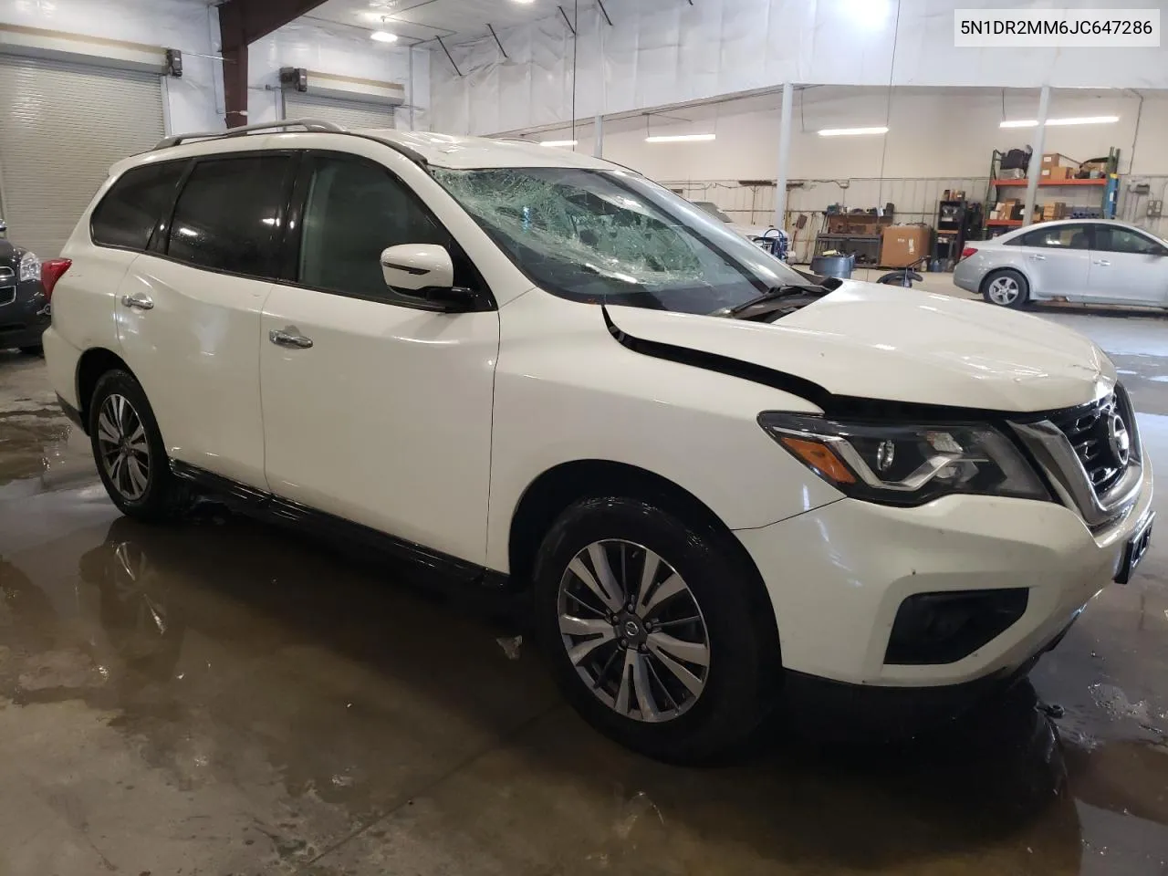 2018 Nissan Pathfinder S VIN: 5N1DR2MM6JC647286 Lot: 76081234