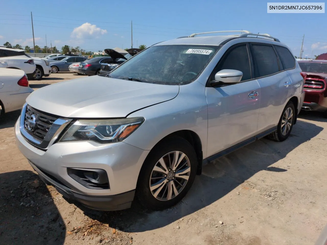 2018 Nissan Pathfinder S VIN: 5N1DR2MN7JC657396 Lot: 76095574