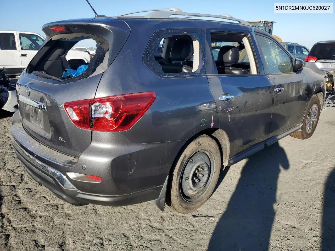 2018 Nissan Pathfinder S VIN: 5N1DR2MN0JC620027 Lot: 76141904