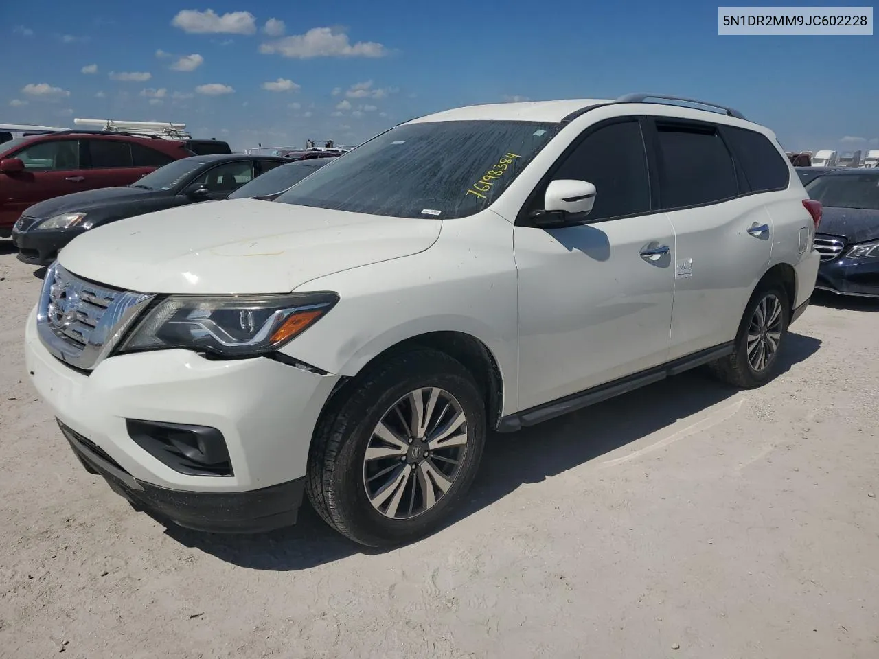 2018 Nissan Pathfinder S VIN: 5N1DR2MM9JC602228 Lot: 76198384