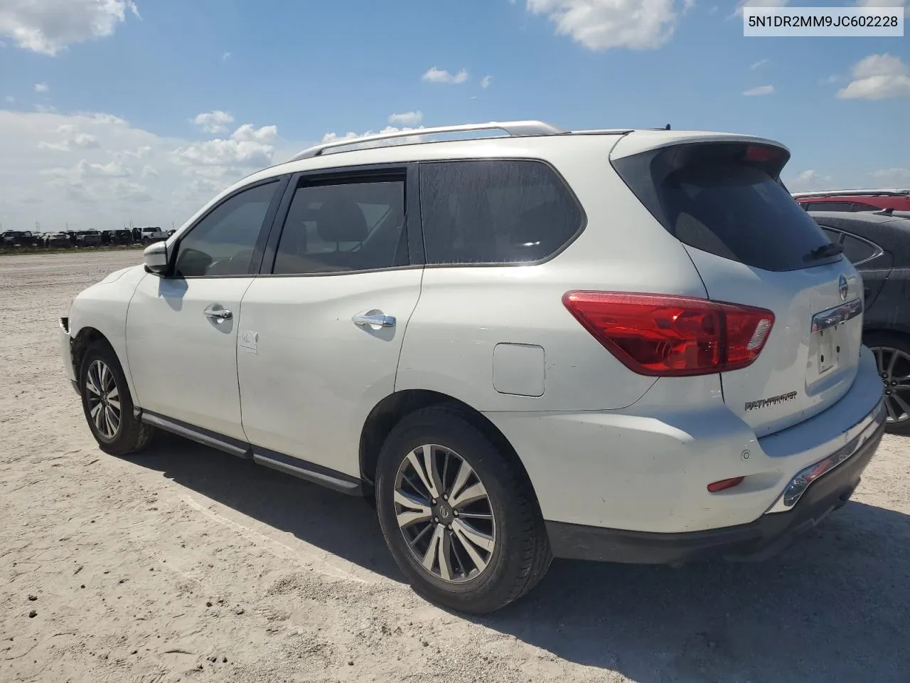 2018 Nissan Pathfinder S VIN: 5N1DR2MM9JC602228 Lot: 76198384