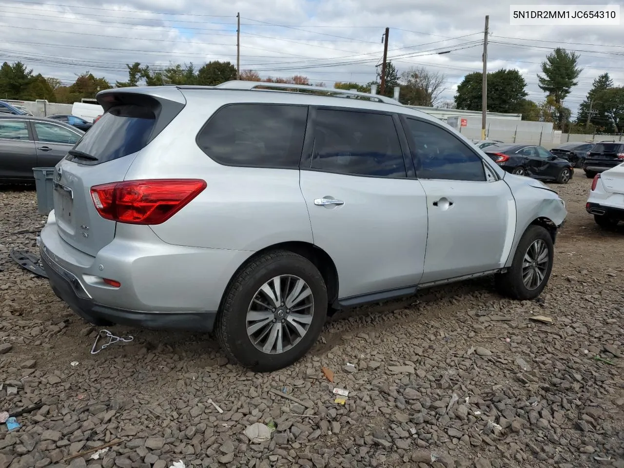 2018 Nissan Pathfinder S VIN: 5N1DR2MM1JC654310 Lot: 76236354