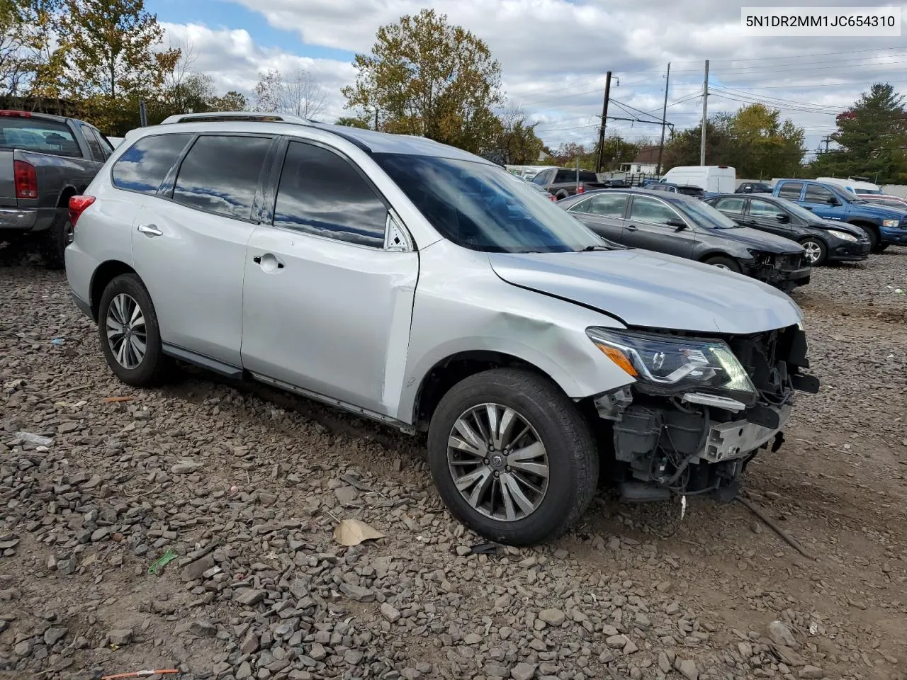 2018 Nissan Pathfinder S VIN: 5N1DR2MM1JC654310 Lot: 76236354