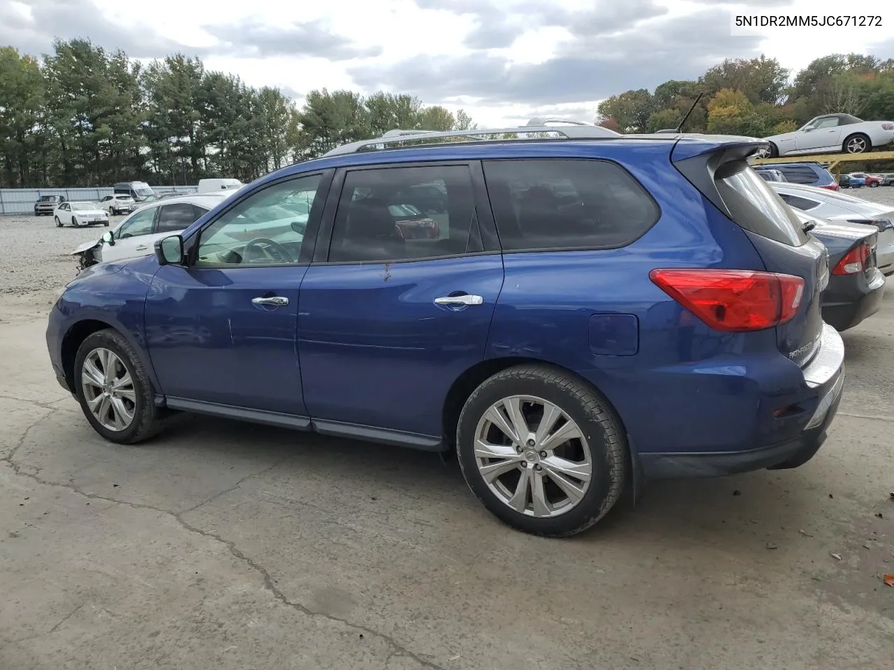 2018 Nissan Pathfinder S VIN: 5N1DR2MM5JC671272 Lot: 76268914