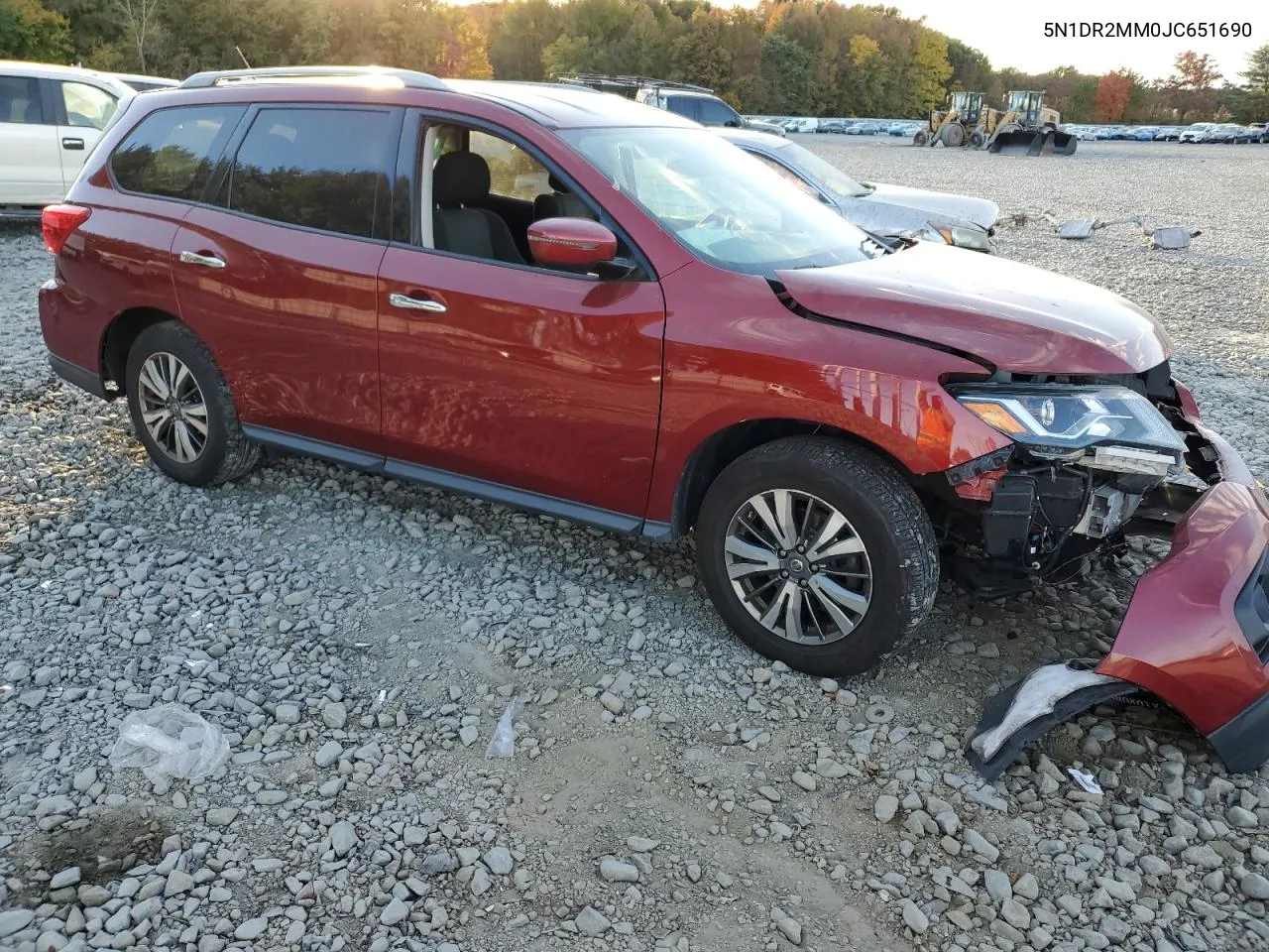 2018 Nissan Pathfinder S VIN: 5N1DR2MM0JC651690 Lot: 76398294